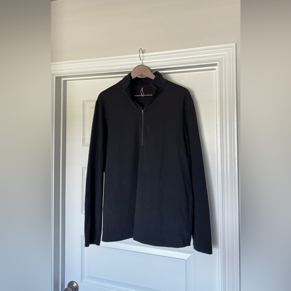 lululemon soft jersey half zip